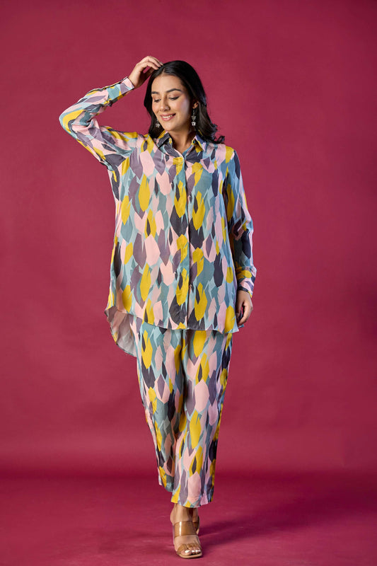 Abstract print Coord set