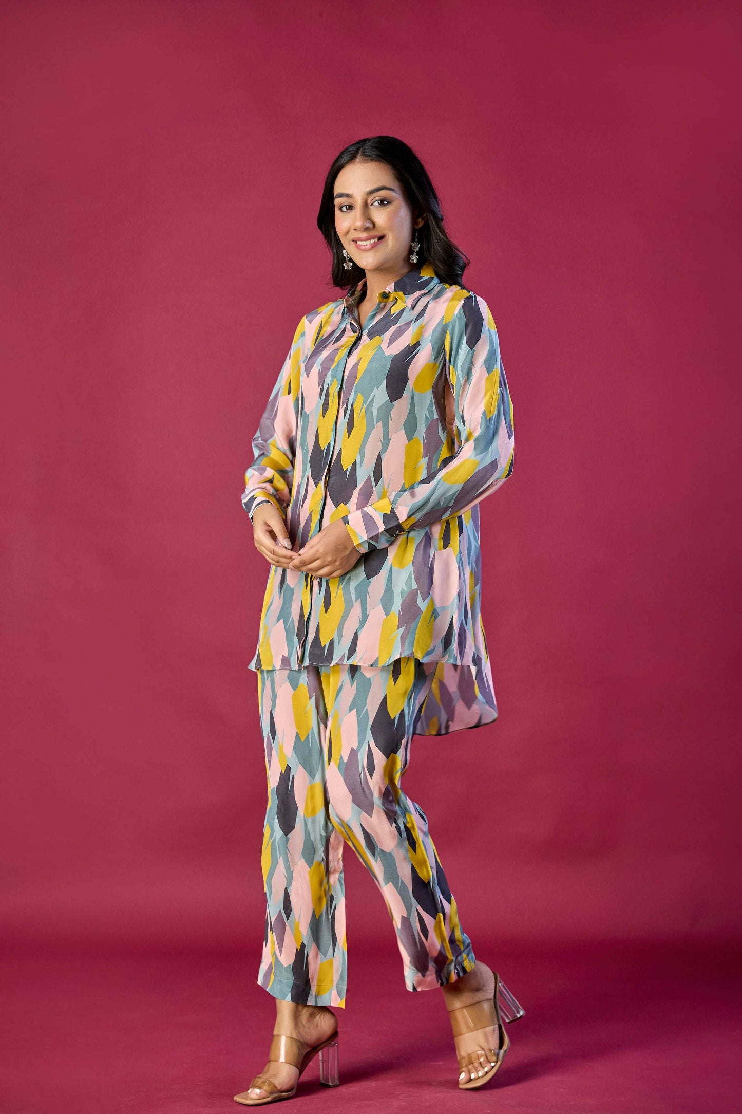 Abstract print Coord set