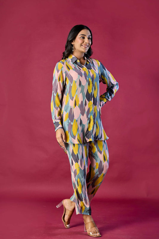 Abstract print Coord set