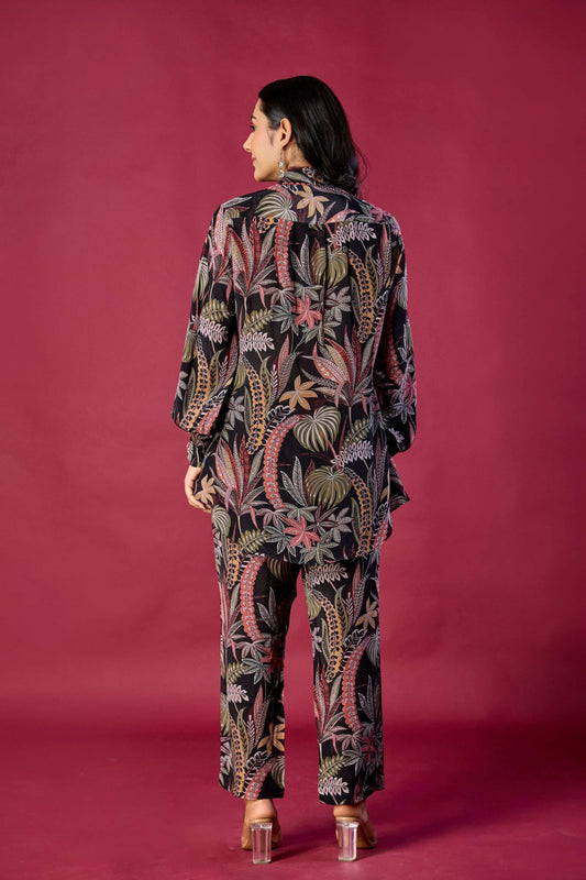 Black Printed Co-ord set