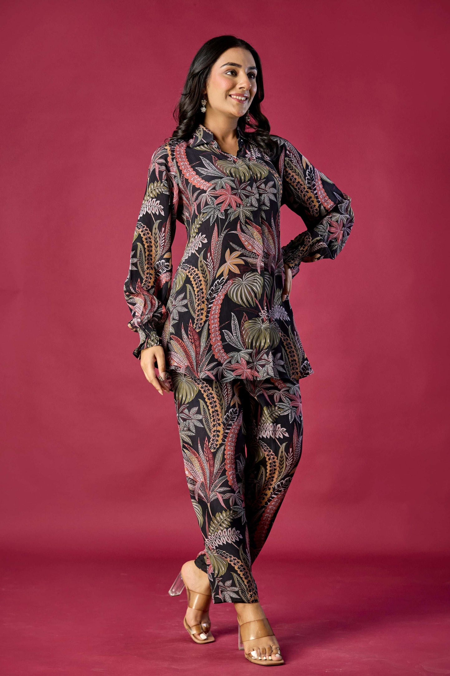 Black Printed Co-ord set
