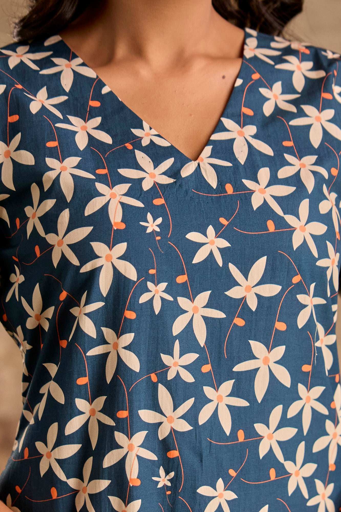 Floral print Kurti set