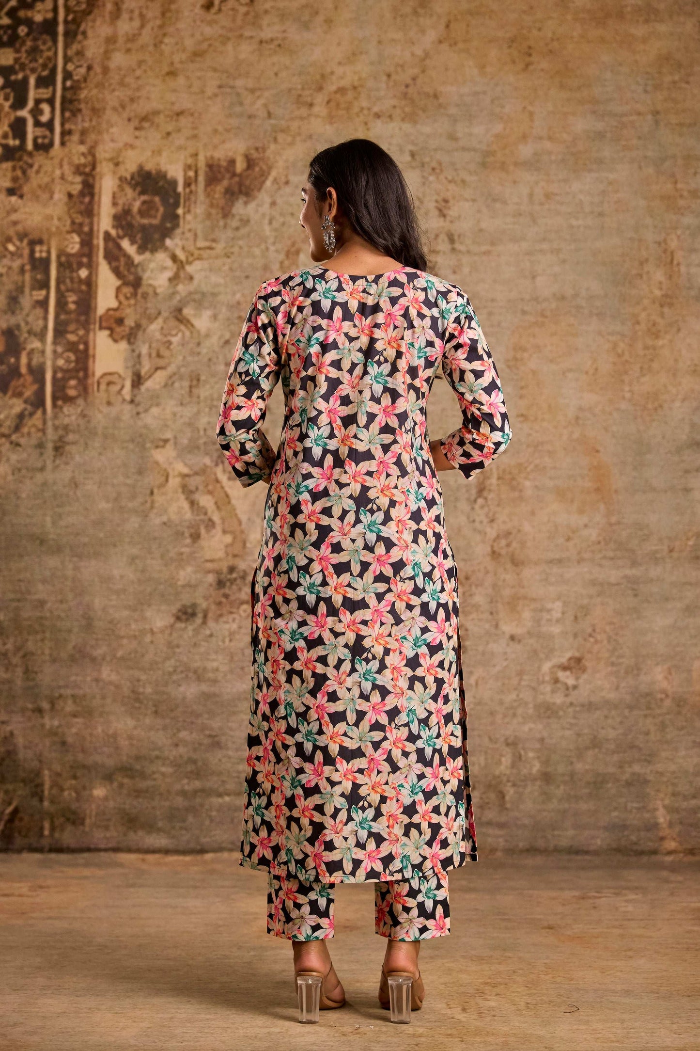 Floral print Kurti set