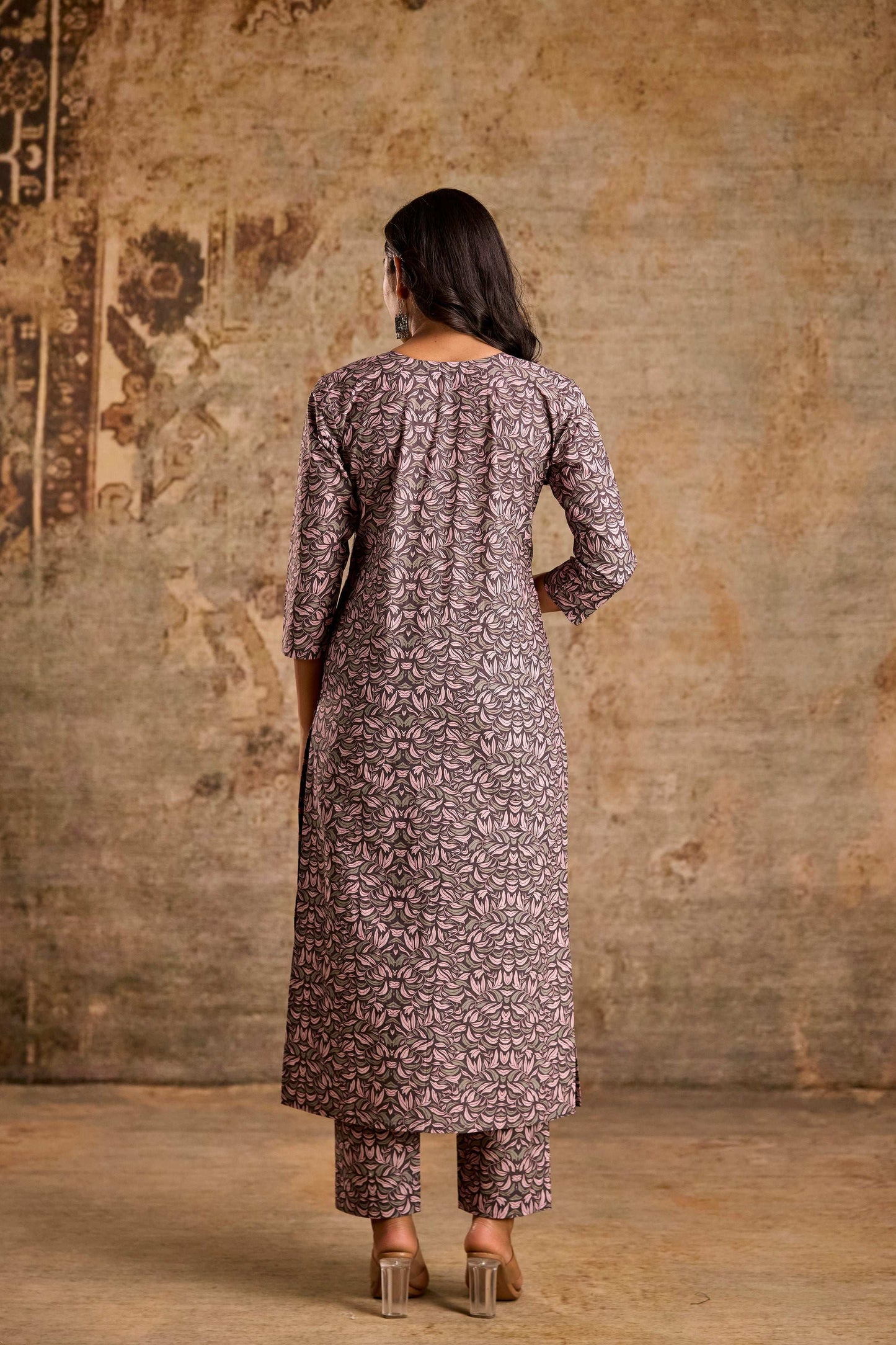 Floral print Kurti set