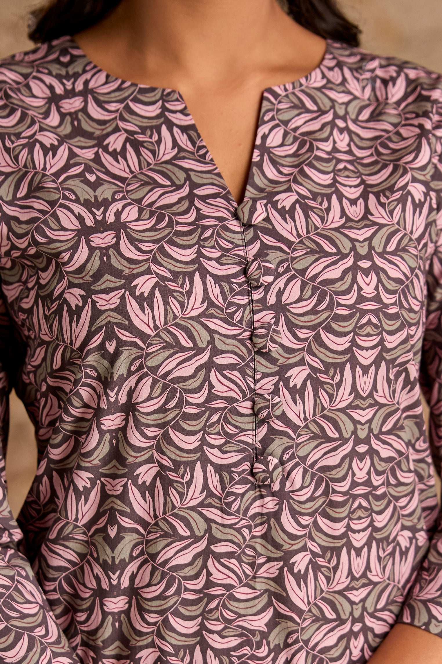 Floral print Kurti set