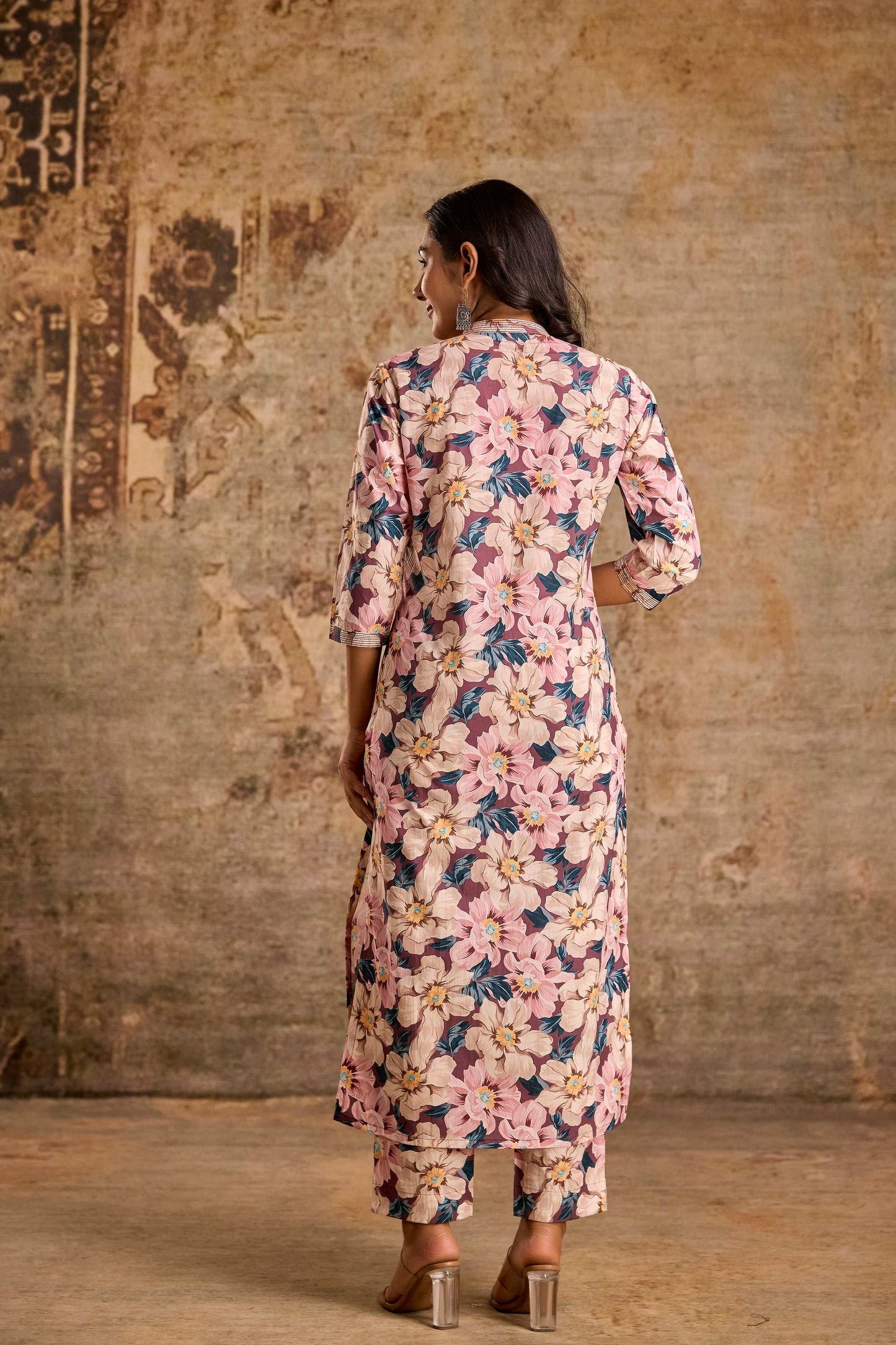 Floral print Kurti set