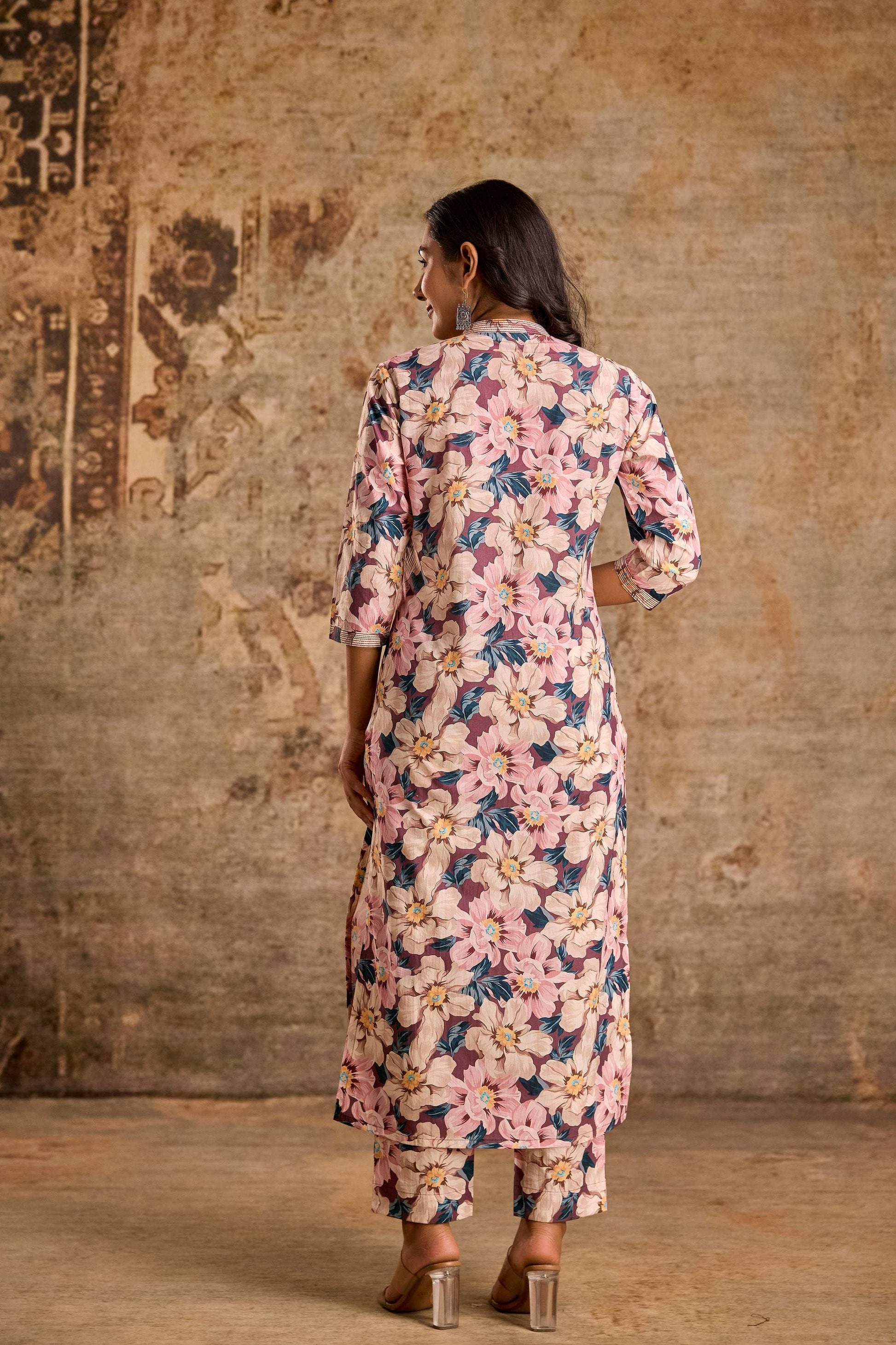 Floral print Kurti set