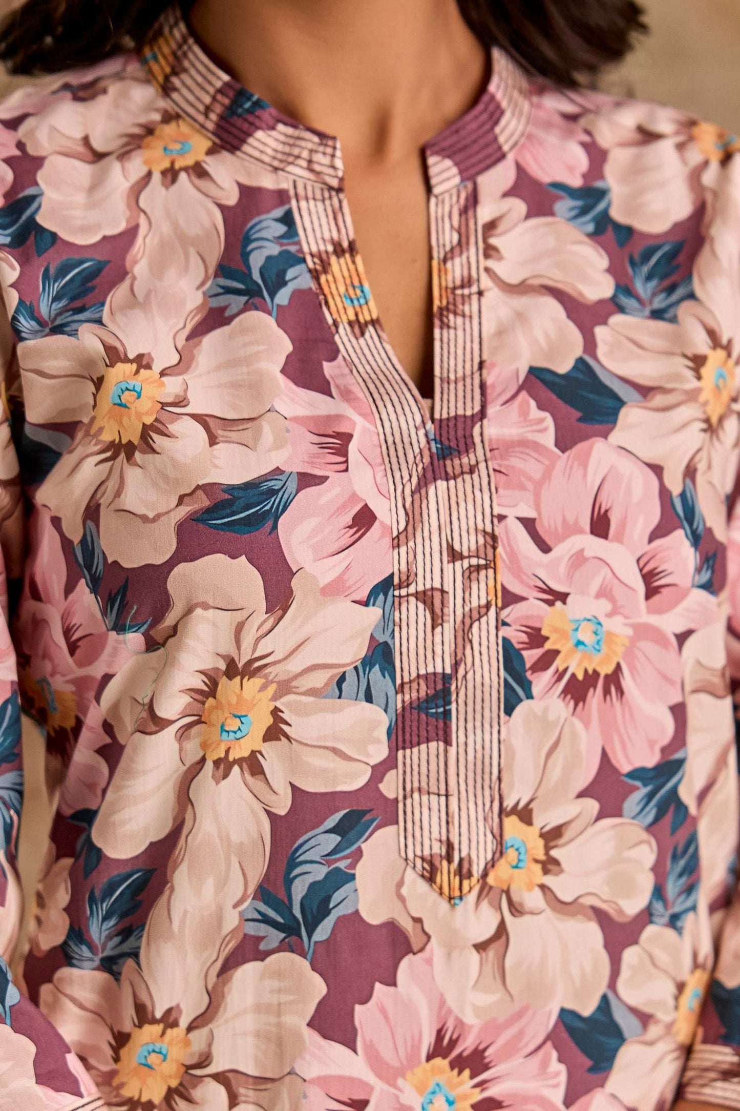 Floral print Kurti set