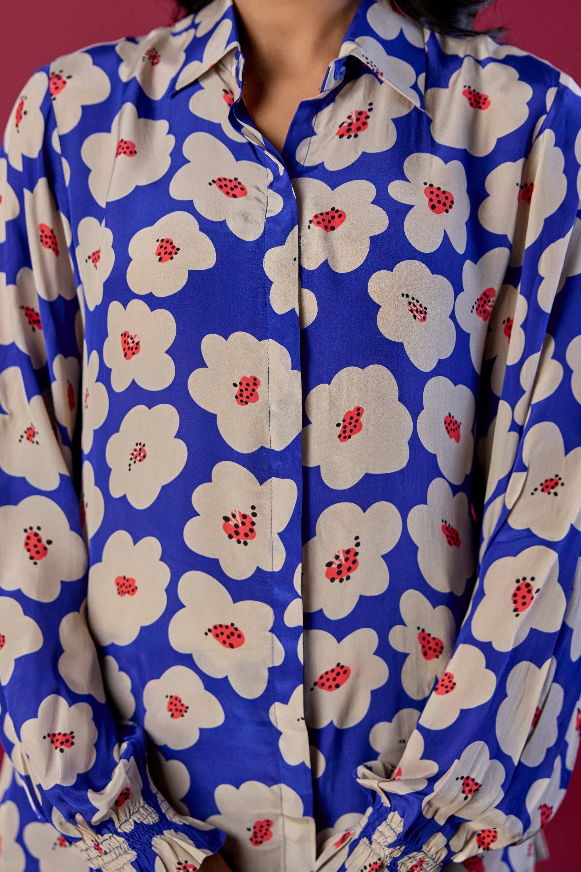 Blue Floral Coord set