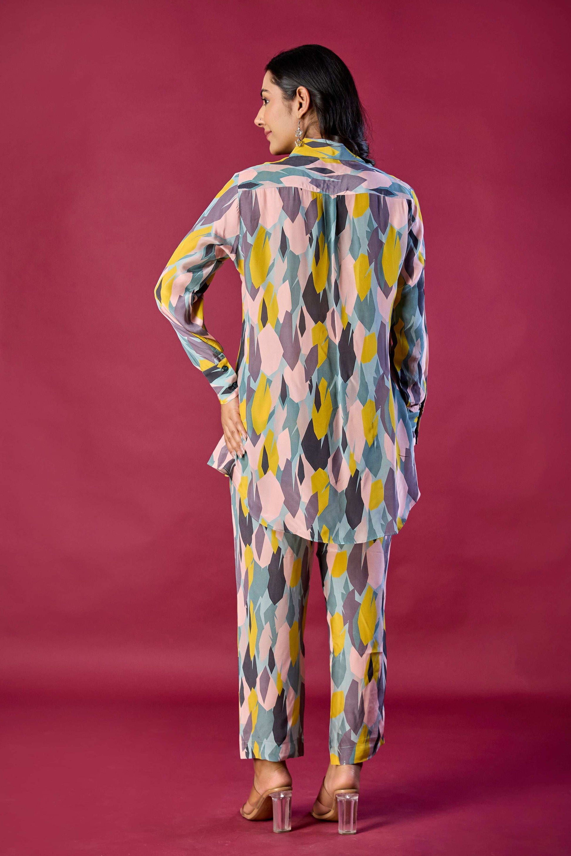Abstract print Coord set