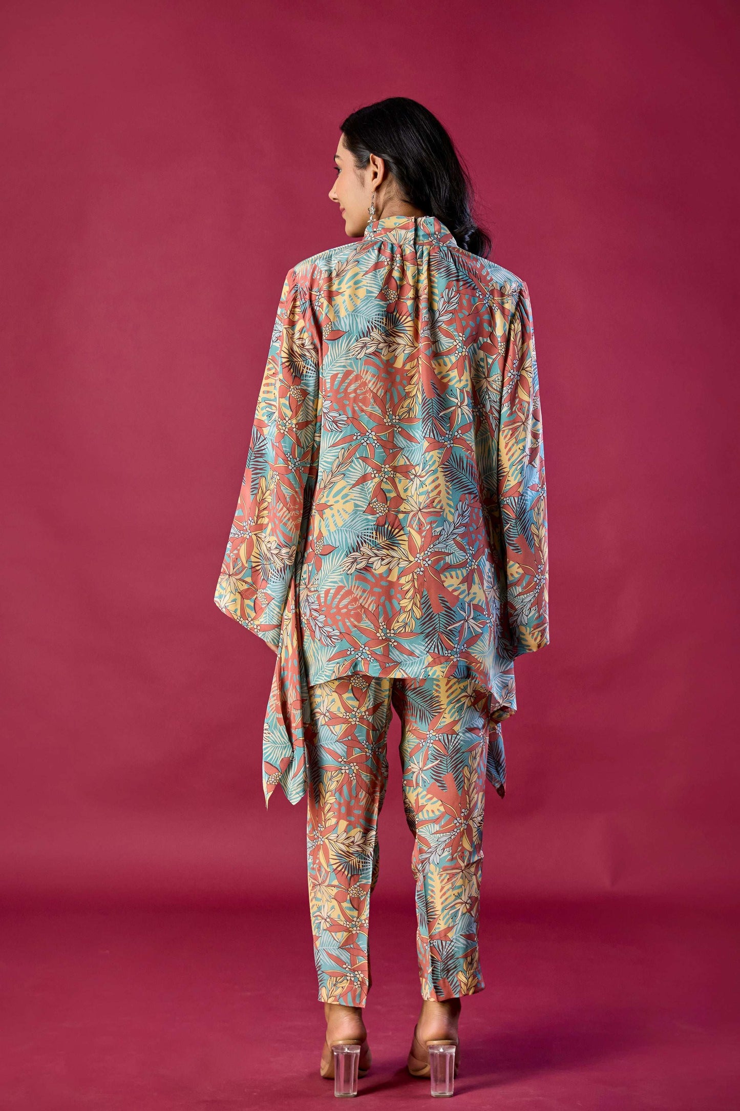 Leaves print Coord set