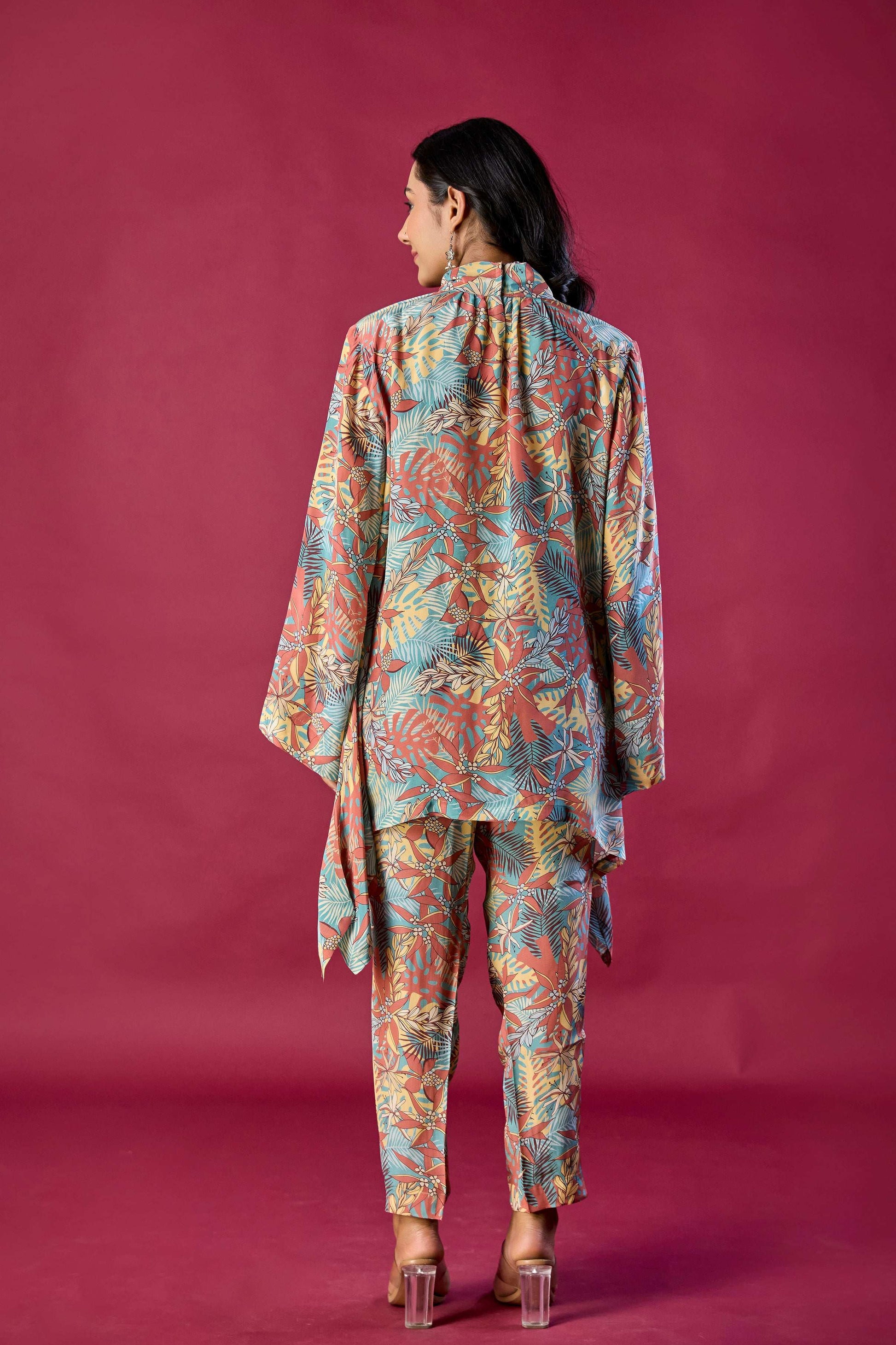 Leaves print Coord set