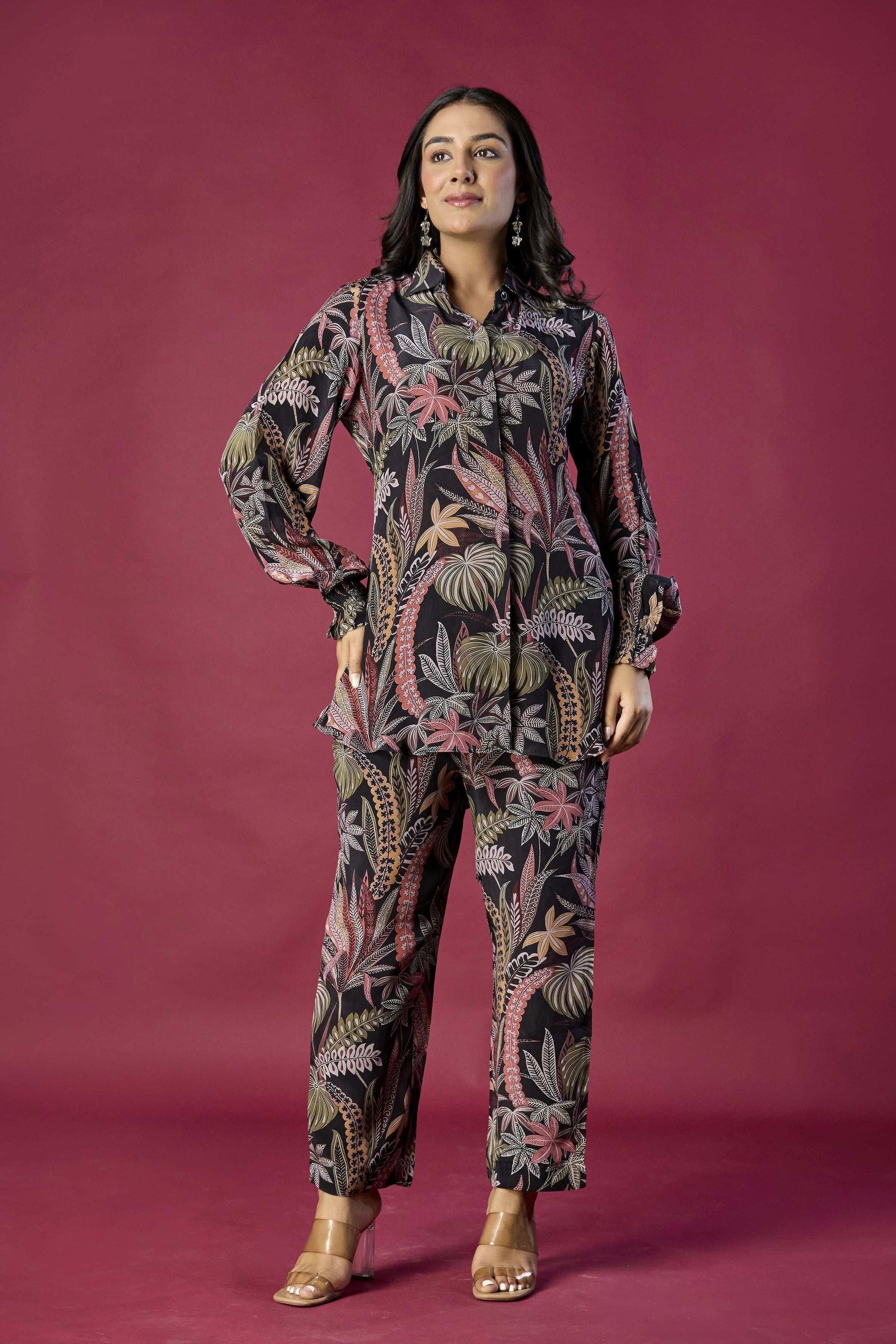 Black Printed Co-ord set