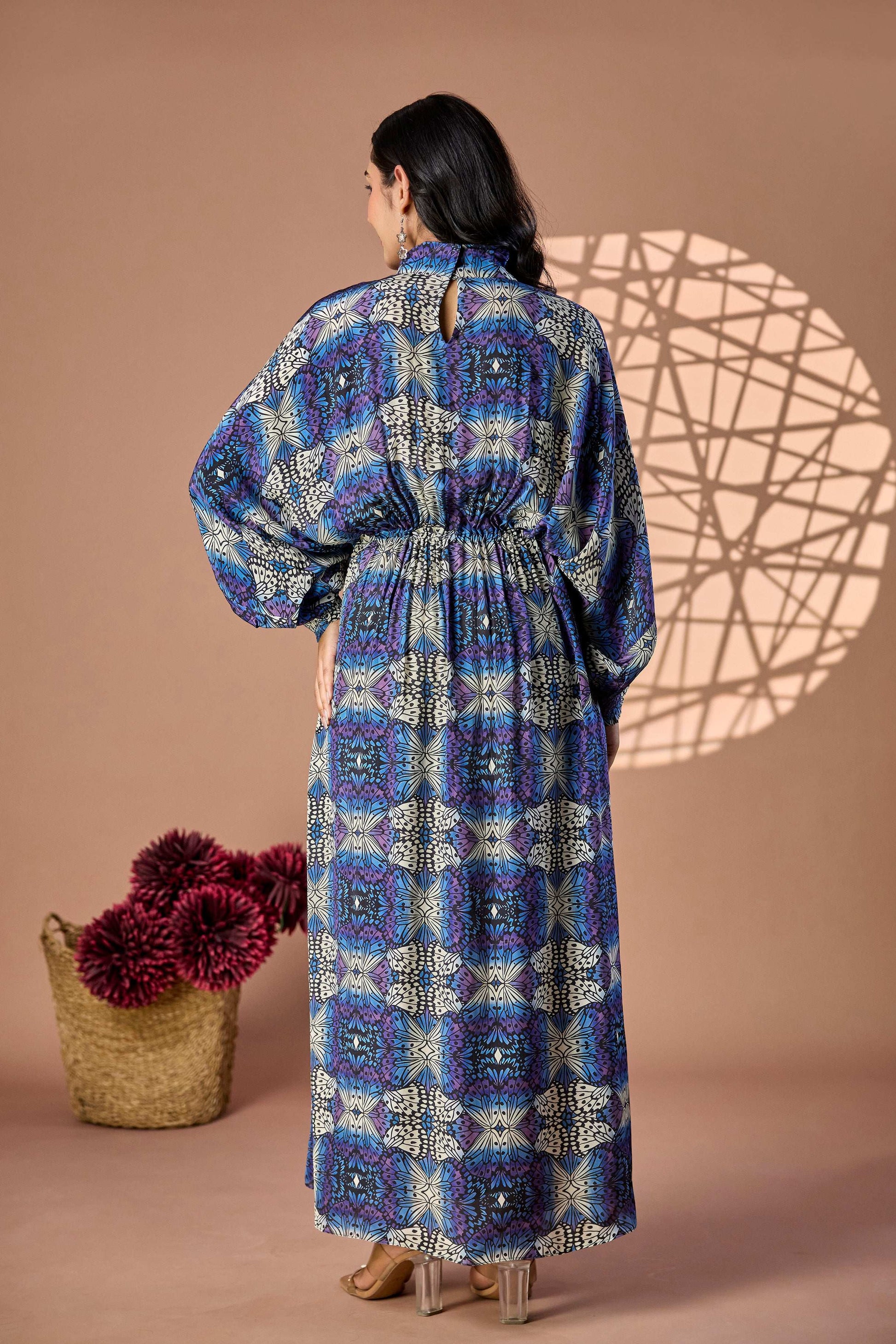 Kaleidoscope print Long dress
