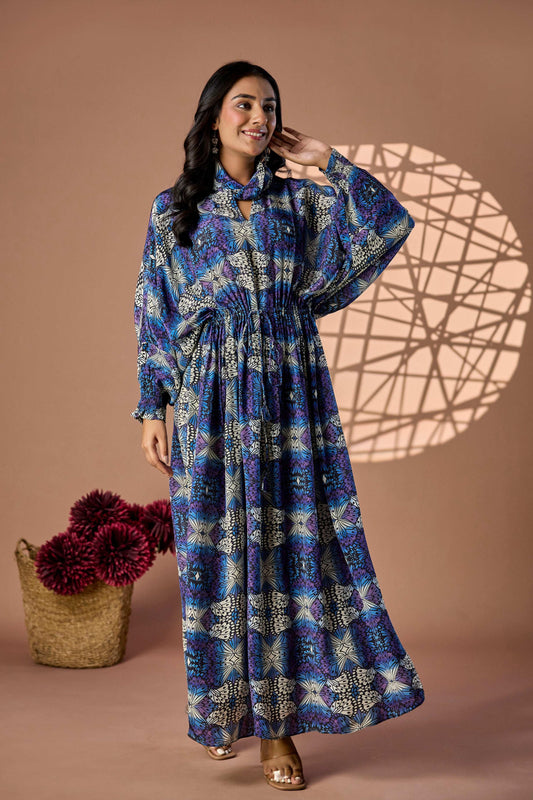 Kaleidoscope print Long dress