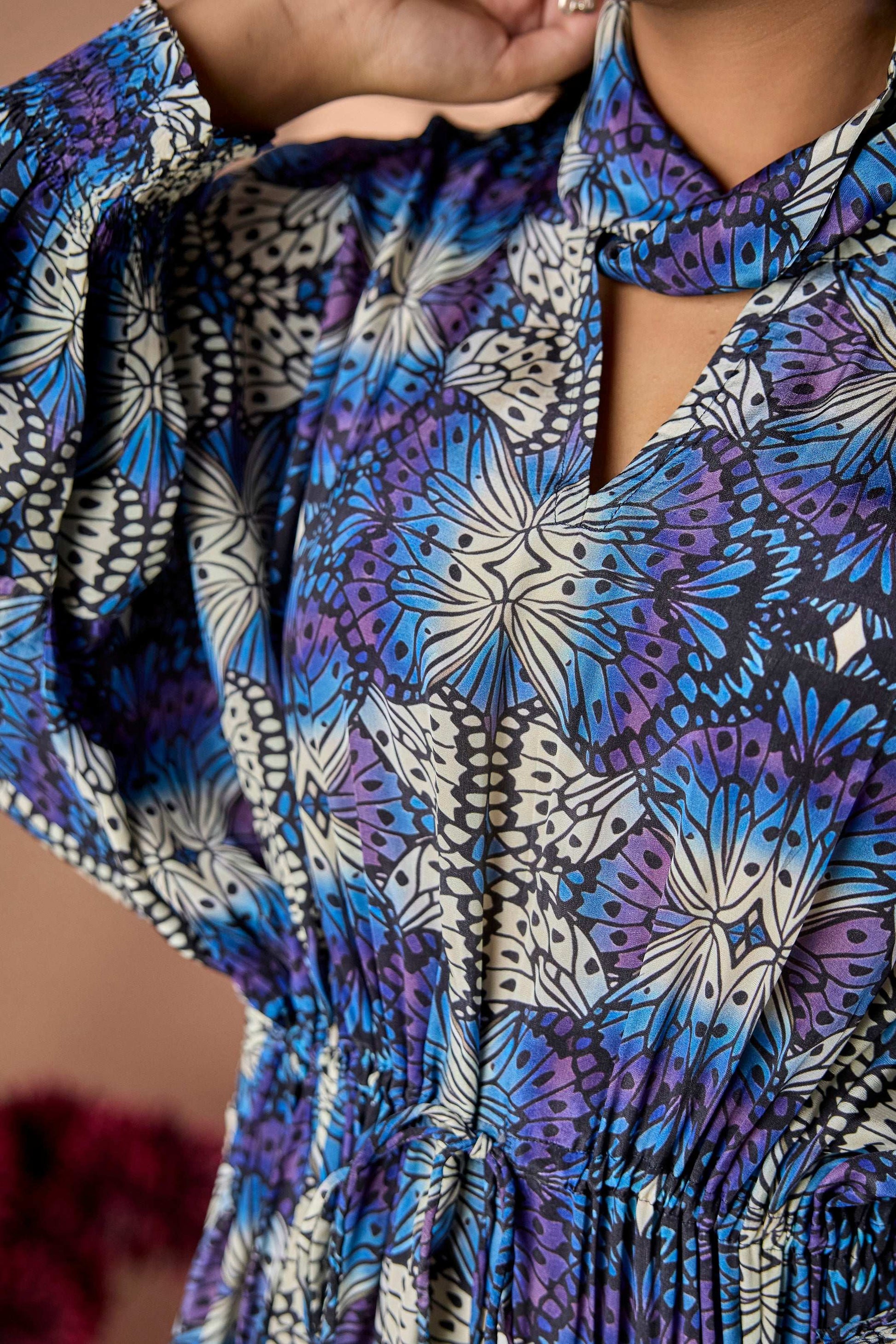 Kaleidoscope print Long dress