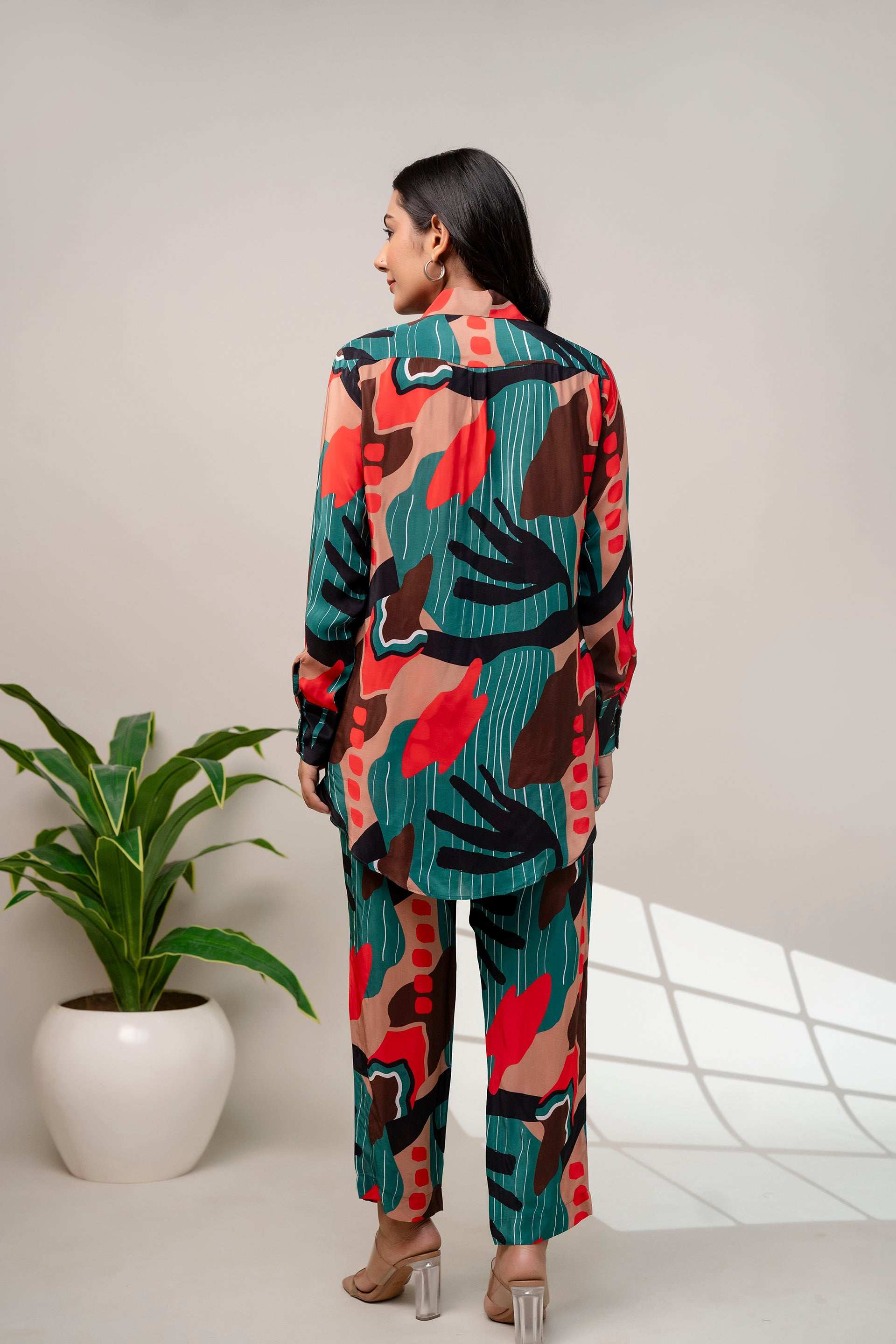 Abstract print Coord set