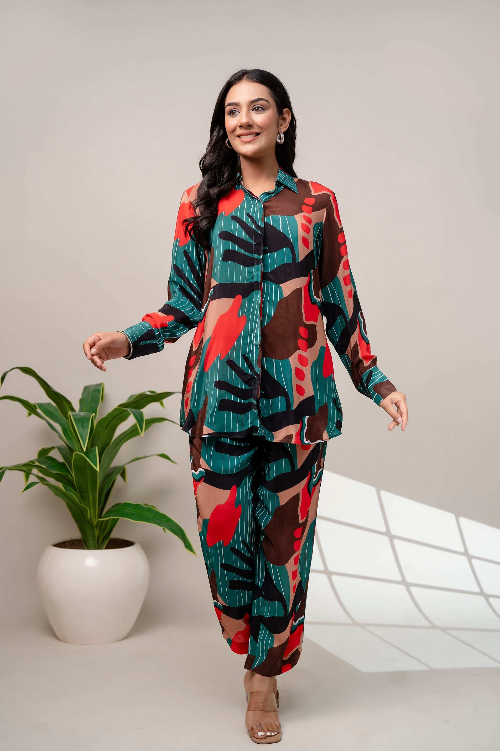Abstract print Coord set
